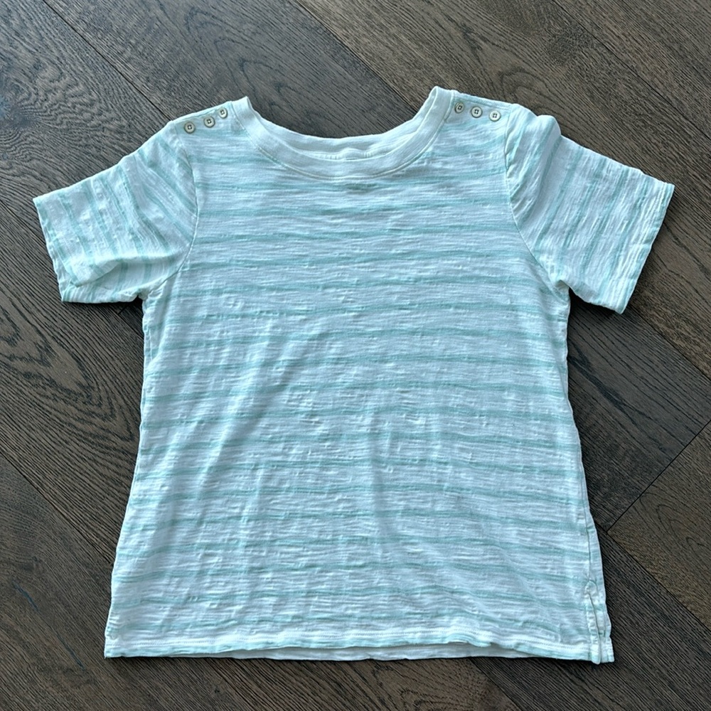 Spartina Stripe Button Tee